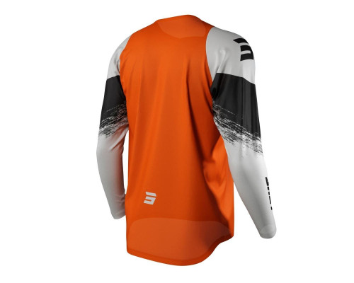 Футболка shot racing sale moto devo raw burst orange колір оранжевий/білий/чорний розмір l