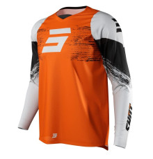 Футболка shot racing sale moto devo raw burst orange колір оранжевий/білий/чорний розмір xl