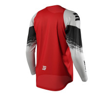 Футболка shot racing sale moto devo raw burst red колір червоний/білий/чорний розмір l