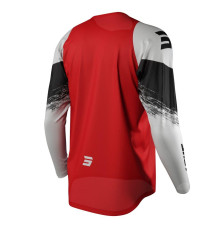 Футболка shot racing sale moto devo raw burst red колір червоний/білий/чорний розмір l