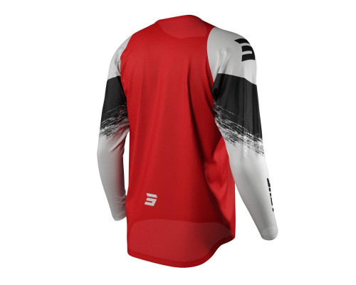 Футболка shot racing sale moto devo raw burst red колір червоний/білий/чорний розмір l