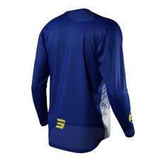 Футболка shot racing sale moto devo roll blue колір синій/білий/жовтий розмір l