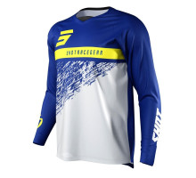 Футболка shot racing sale moto devo roll blue колір синій/білий/жовтий розмір xl