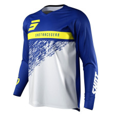 Футболка shot racing sale moto devo roll blue колір синій/білий/жовтий розмір xl