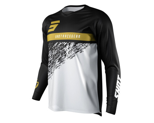 Футболка shot racing sale moto devo roll gold колір чорний/білий/золотий розмір m