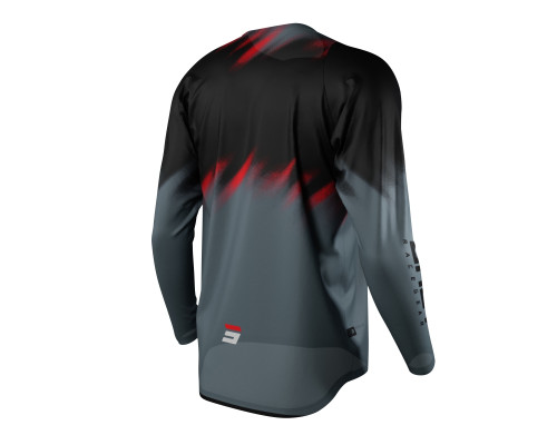 Футболка shot racing sale moto devo versus black red колір сірий/чорний/червоний розмір l