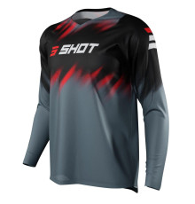 Футболка shot racing sale moto devo versus black red колір сірий/чорний/червоний розмір xxl