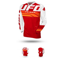 UFO футболка horizon jersey cross колір червоний/білий розмір xxxl - колекція 2024