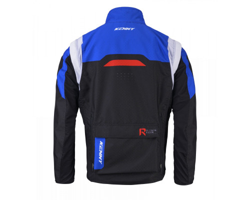 Куртка kenny racing adventure/enduro модель adventure blue колір чорний/синій/червоний/білий розмір xxxl