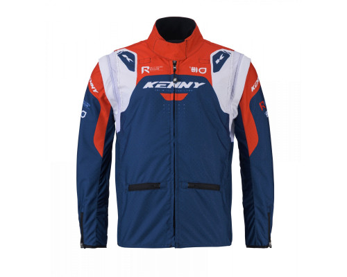Куртка kenny racing adventure/enduro модель adventure orange/nay колір blue/orange/white розмір xxxl
