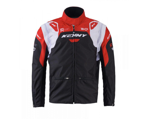 Куртка kenny racing adventure/enduro модель adventure red колір чорний/червоний/білий розмір xxl