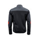 Куртка kenny racing adventure/enduro модель softshell чорний/помаранчевий колір чорний/помаранчевий/сірий розмір xl