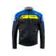 Куртка kenny racing adventure/enduro модель softshell blue колір чорний/синій/жовтий розмір l