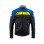 Куртка kenny racing adventure/enduro модель softshell blue колір чорний/синій/жовтий розмір l