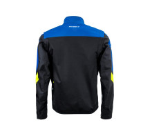 Куртка kenny racing adventure/enduro модель softshell blue колір чорний/синій/жовтий розмір m