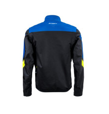Куртка kenny racing adventure/enduro модель softshell blue колір чорний/синій/жовтий розмір m