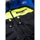 Куртка kenny racing adventure/enduro модель softshell blue колір чорний/синій/жовтий розмір xl