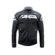 Куртка kenny racing adventure/enduro модель softshell grey колір чорний/сірий/білий розмір m