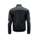 Куртка kenny racing adventure/enduro модель softshell grey колір чорний/сірий/білий розмір xl