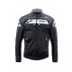 Куртка kenny racing adventure/enduro модель softshell grey колір чорний/сірий/білий розмір xl