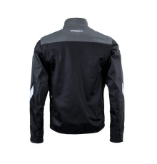 Куртка kenny racing adventure/enduro модель softshell grey колір чорний/сірий/білий розмір xxxl