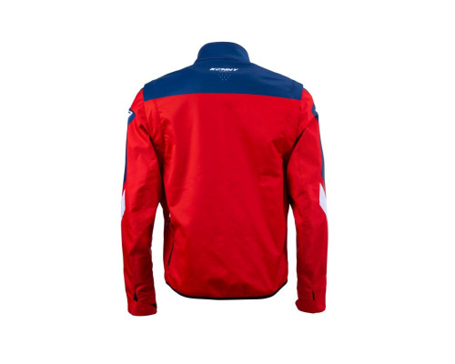 Куртка kenny racing adventure/enduro модель softshell red колір червоний/синій/білий розмір xxl