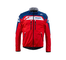 Куртка kenny racing adventure/enduro модель softshell red колір червоний/синій/білий розмір xxxl