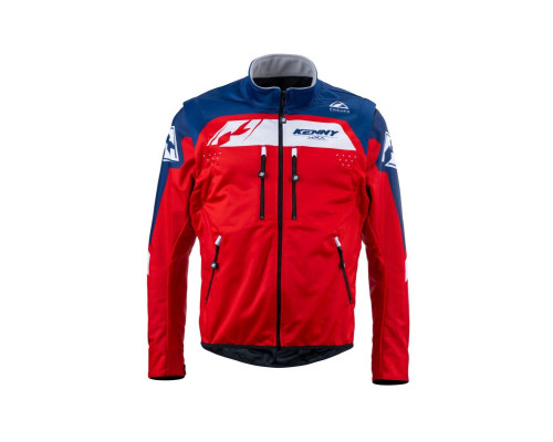 Куртка kenny racing adventure/enduro модель softshell red колір червоний/синій/білий розмір xxxl