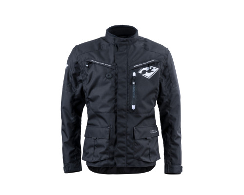 Куртка kenny racing adventure/enduro модель titanium black колір чорний/білий розмір l