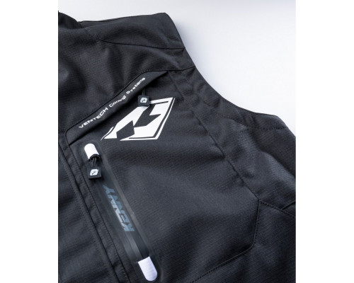 Куртка kenny racing adventure/enduro модель titanium black колір чорний/білий розмір l