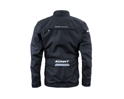 Куртка kenny racing adventure/enduro модель titanium black колір чорний/білий розмір xxl