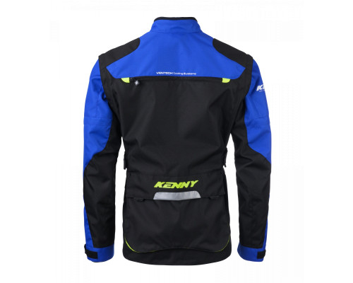 Куртка kenny racing adventure/enduro модель titanium navy/neon жовтий колір синій/чорний розмір m