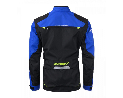 Куртка kenny racing adventure/enduro модель titanium navy/neon жовтий колір синій/чорний розмір m