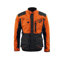 Куртка kenny racing adventure/enduro модель titanium orange/black колір чорний/помаранчевий розмір l