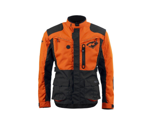 Куртка kenny racing adventure/enduro модель titanium orange/black колір чорний/помаранчевий розмір m