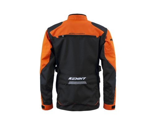 Куртка kenny racing adventure/enduro модель titanium orange/black колір чорний/помаранчевий розмір xxl