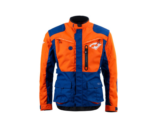 Куртка kenny racing adventure/enduro модель titanium orange/navy колір orange/blue розмір l