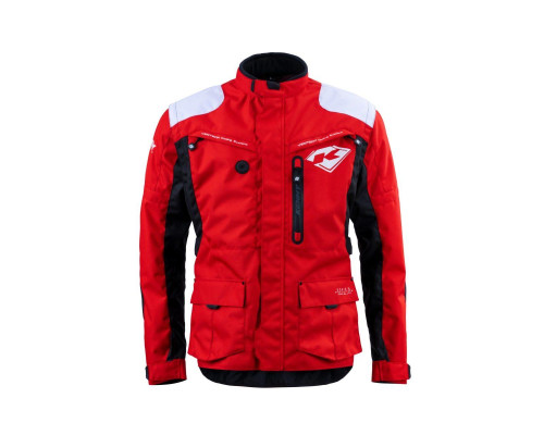 Куртка kenny racing adventure/enduro модель titanium red колір червоний/білий/чорний розмір m