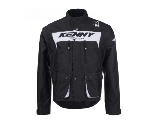Куртка kenny racing adventure/enduro модель track black колір чорний/білий розмір xxl