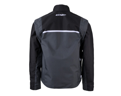 Куртка kenny racing adventure/enduro модель track grey колір чорний/сірий розмір xl