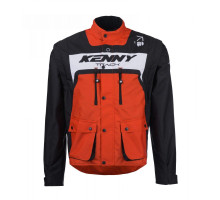 Куртка kenny racing adventure/enduro модель track orange колір чорний/помаранчевий/білий розмір xxl