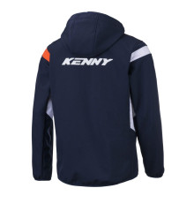 Куртка-дощик kenny racing softshell racing модель колір синій/білий/помаранчевий розмір m