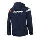 Куртка-дощик kenny racing softshell racing модель колір синій/білий/помаранчевий розмір m