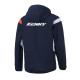 Куртка-дощик kenny racing softshell racing модель колір синій/білий/помаранчевий розмір xxl
