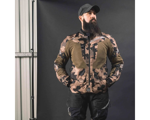 Leatt jacket adv (adventure) flowtour 7.5 desert color sand/camo розмір xl