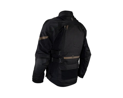Куртка leatt adv multitour 7.5 stealth колір чорний/золотий розмір m