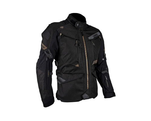 Куртка leatt adv multitour 7.5 stealth колір чорний/золотий розмір m