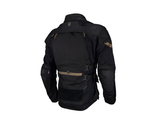 Куртка leatt adv multitour 7.5 stealth колір чорний/золотий розмір m