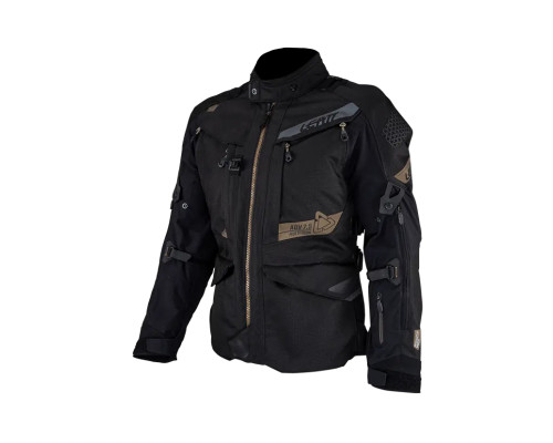 Куртка leatt adv multitour 7.5 stealth колір чорний/золотий розмір m