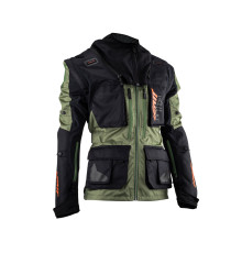 Куртка leatt moto 5.5 enduro кактус колір чорний/зелений розмір l
